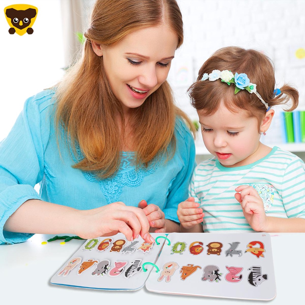 Sách Hoạt Động Yên Tĩnh Theo Phương Pháp Montessori Đồ Chơi Giáo Dục Sớm Cho Bé Trai Bé Gái SHOPCYC9369