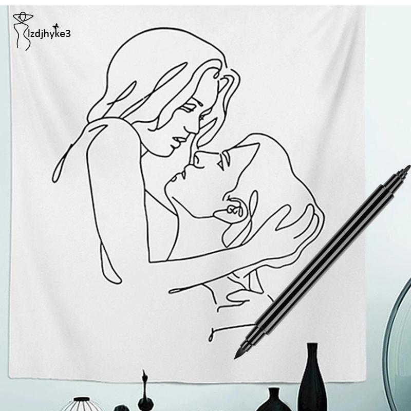 Bút Lông Đánh Dấu Giày Hai Đầu Màu Đen lzdjhyke3