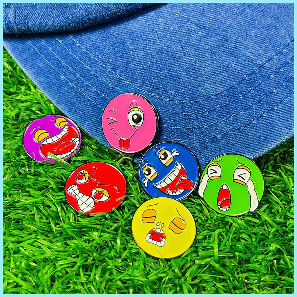 Bộ 6 / 6 Kẹp Nón Chơi Golf Bằng Hợp Kim Kẽm Tháo Rời Được