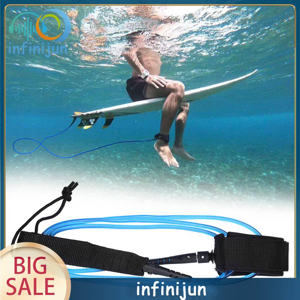 Dây Thừng Dài 6ft Co Giãn Gắn Ván Lướt Sóng / Lướt Sóng