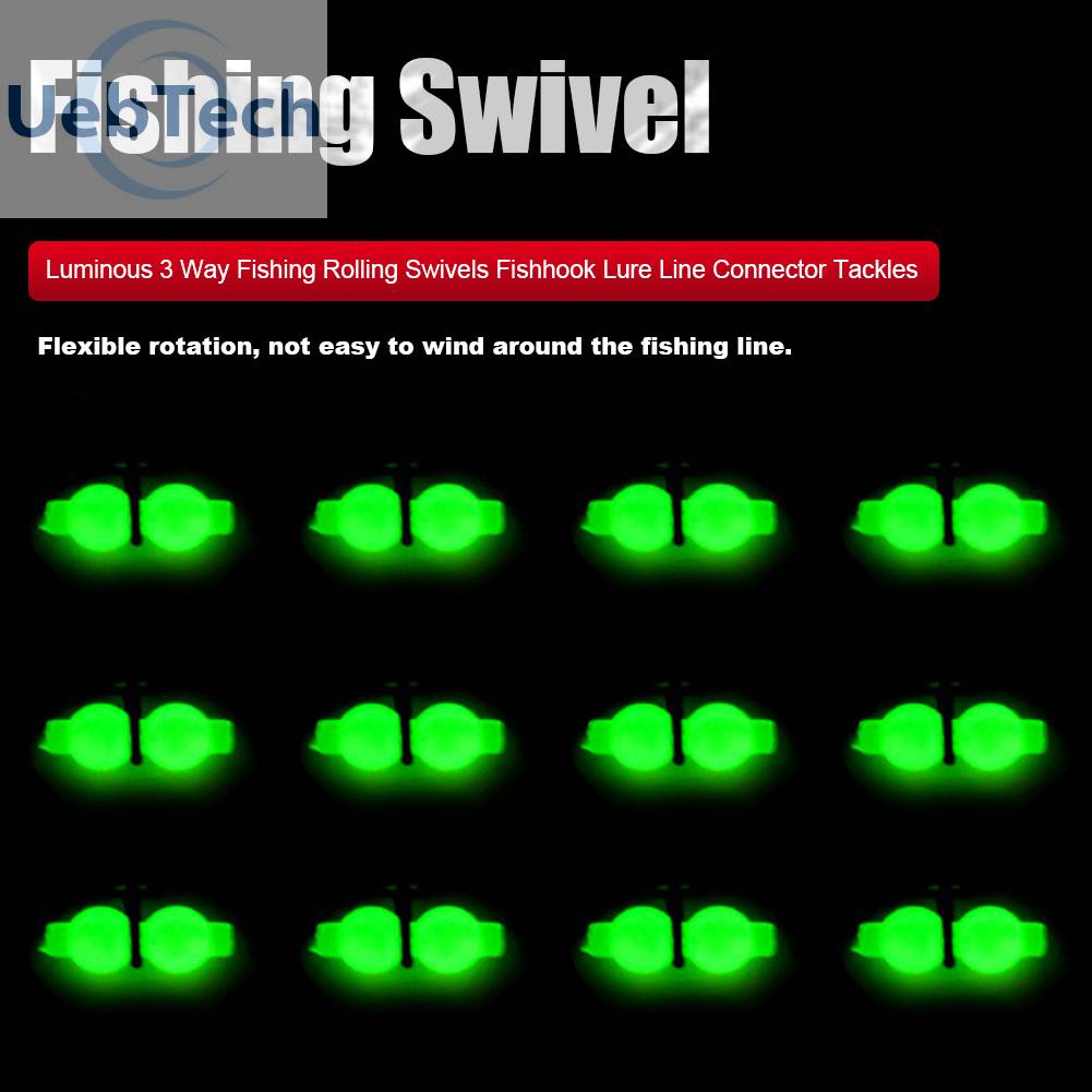 Móc Câu Cá 3 Chiều Có Thể Xoay Phát Sáng