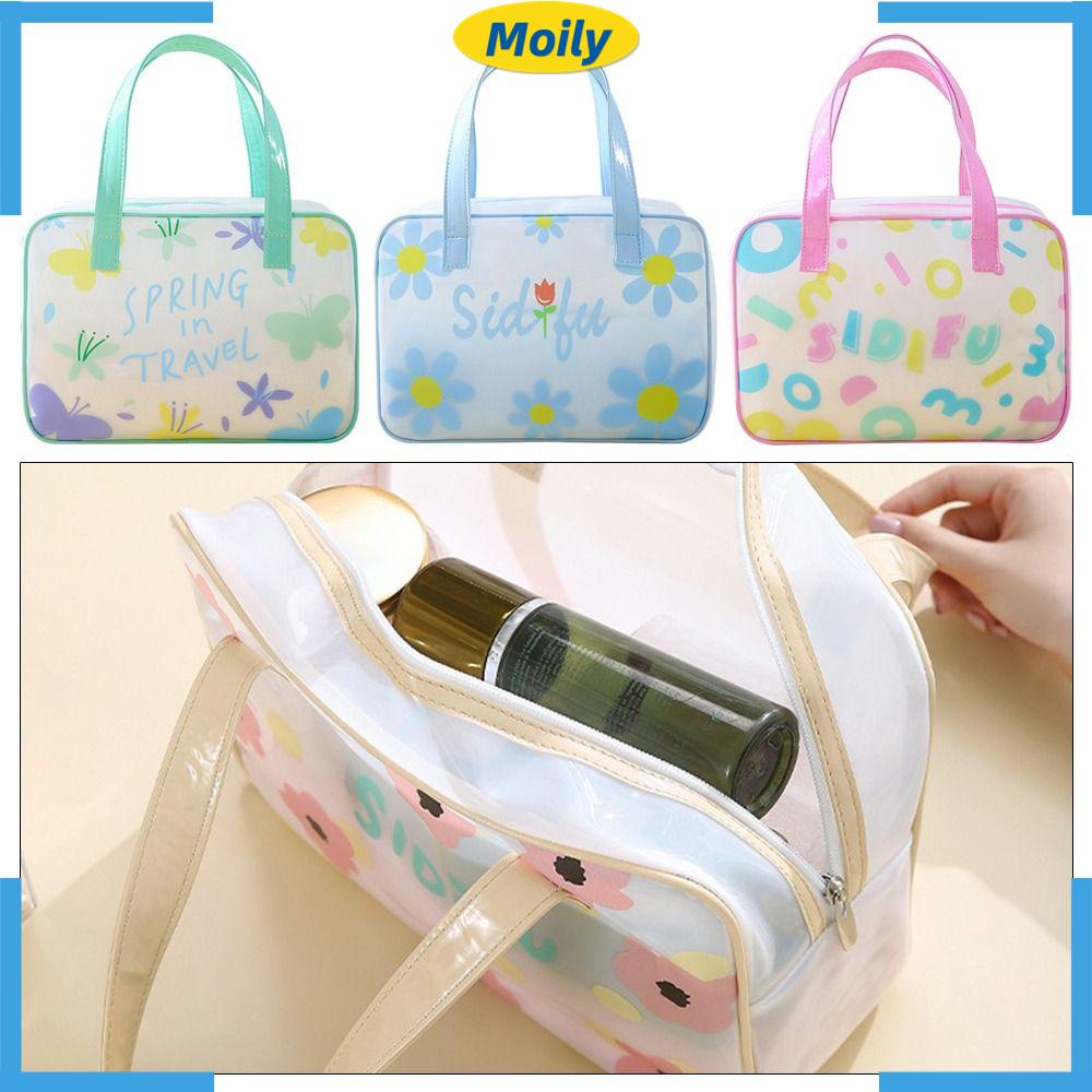 MOILYVN Túi Đựng Đồ Trang Điểm Trong Mờ Tiện Dụng Khi Đi Du Lịch