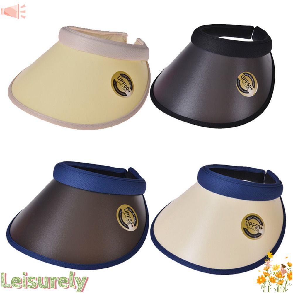 LEILY Mũ Lưỡi Trai Bằng Nhựa Trong Suốt Thời Trang Mùa Hè Cho Nam Và Nữ