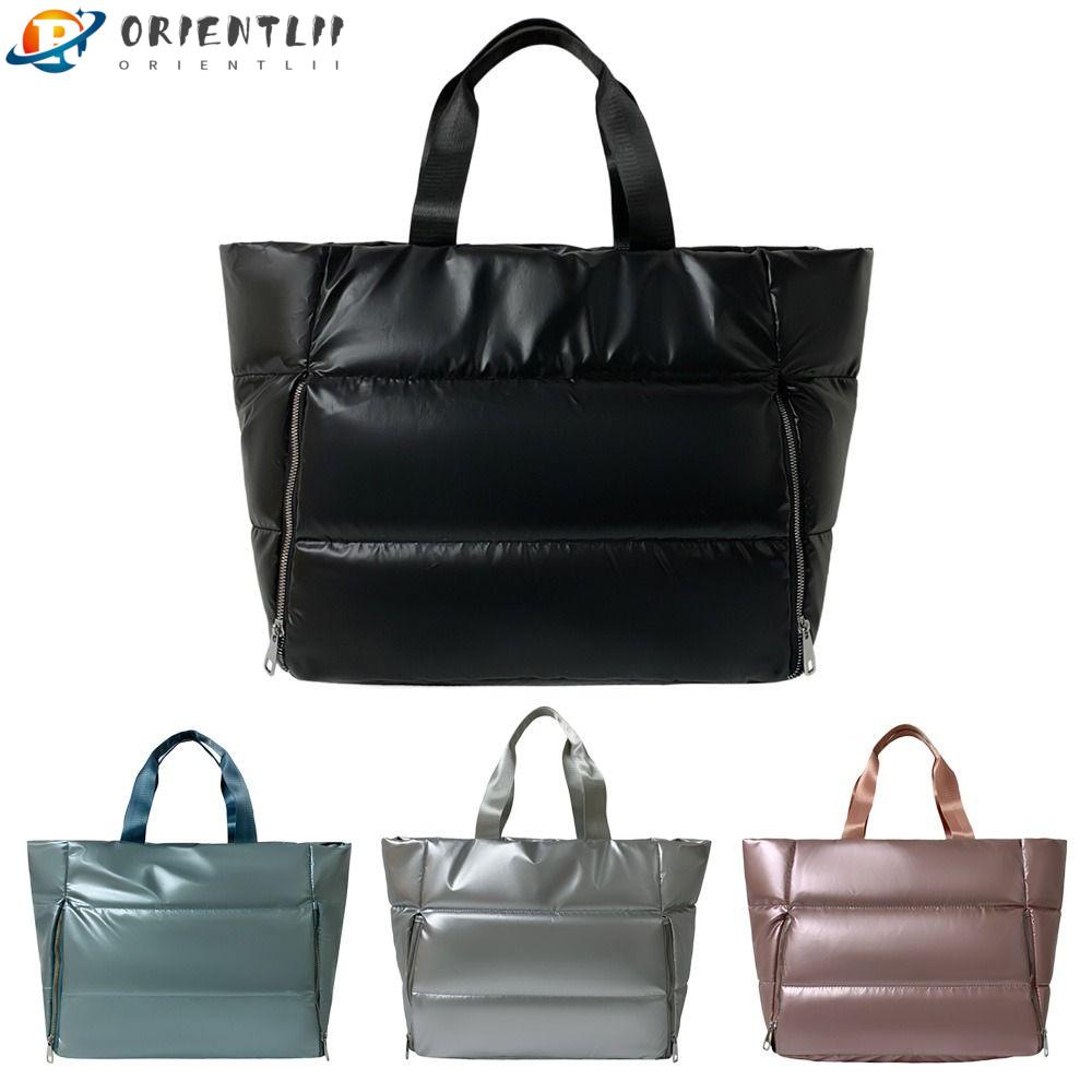 ORIENTLII Túi Xách Mua Sắm Lót Bông Cotton Chống Thấm Nước