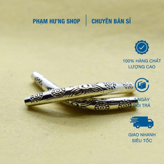 🔥 KHO SỈ 🔥 Charm ống chạm họa tiết - Hàng loại 1 cực đẹp PL015