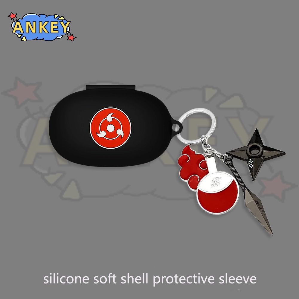 For Samsung Galaxy Buds / Buds+ Plus Case Earphone Silicone Boy Cool Earbuds Protective Headphone Cover Headset Skin With Pendant