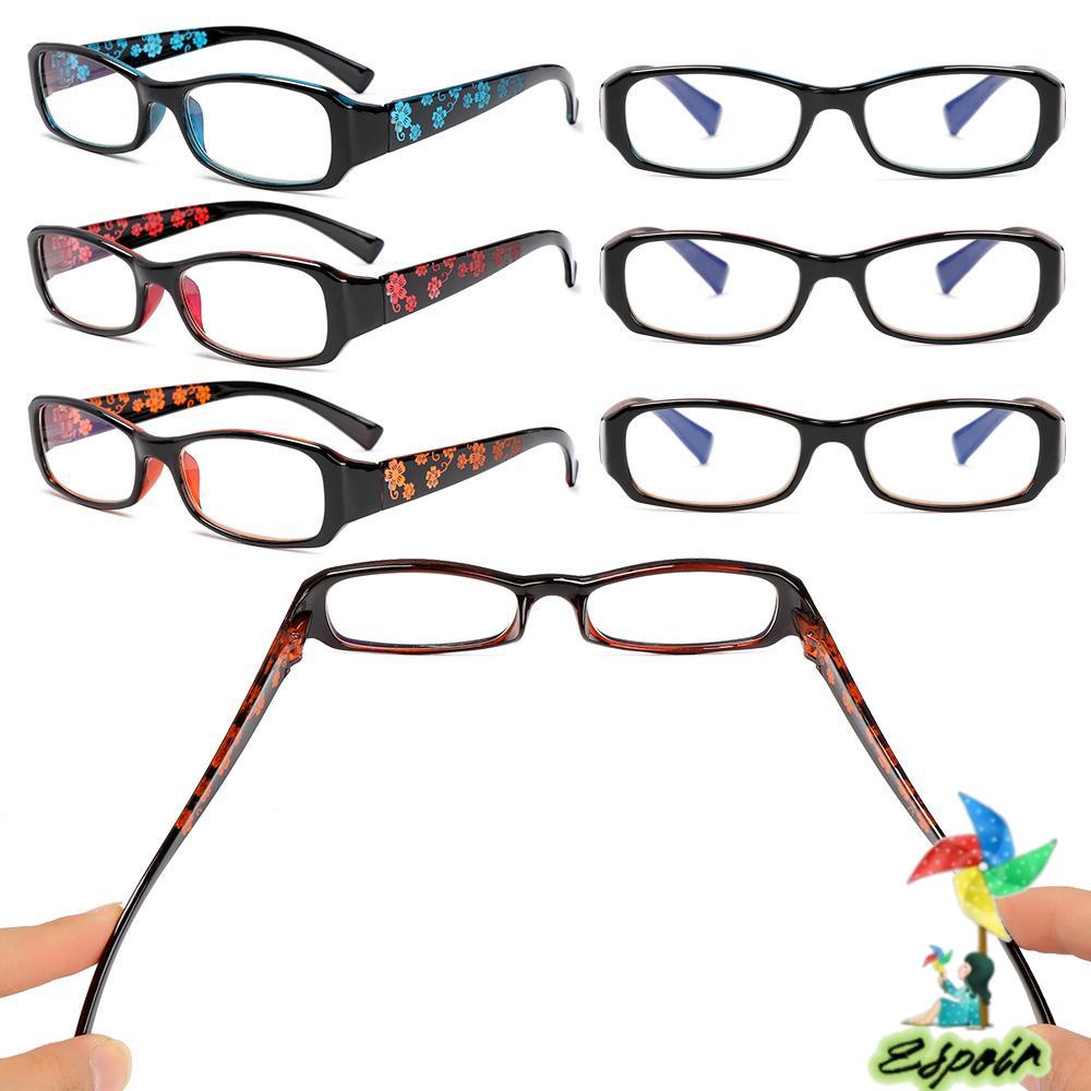 ESPO Kính đọc sách chống mỏi mắt Gọng Hoa Siêu Nhẹ Thoải Mái Chống Mệt Mỏi Cho Nam Và Nữ