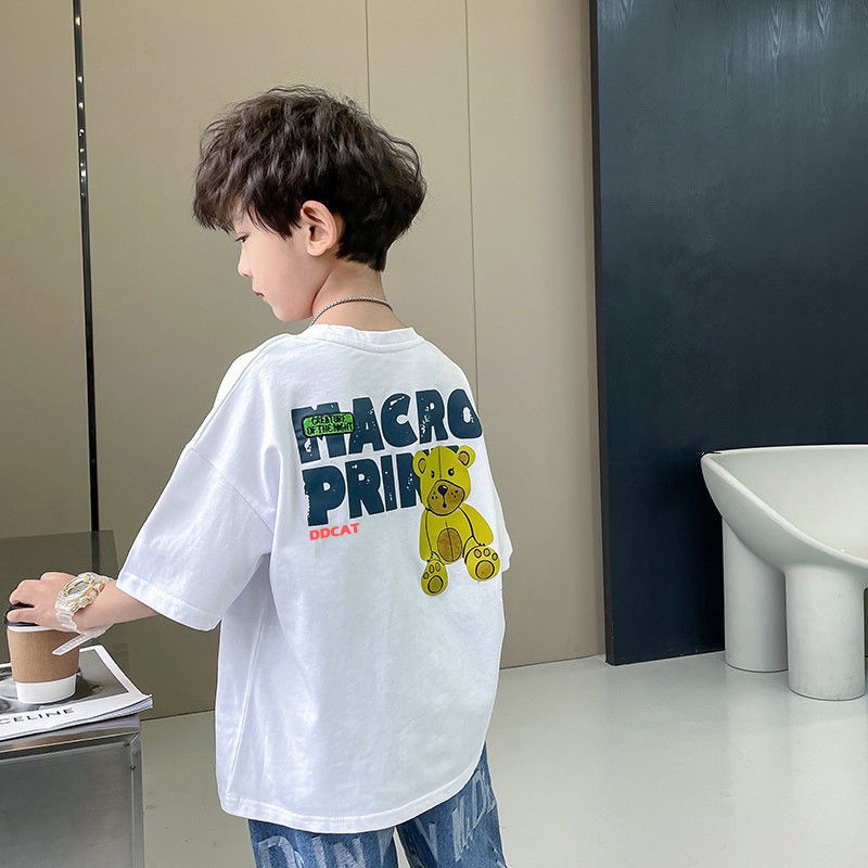 Yidanl Mới Áo Thun 100% Cotton Tay Ngắn Unisex Cho Bé