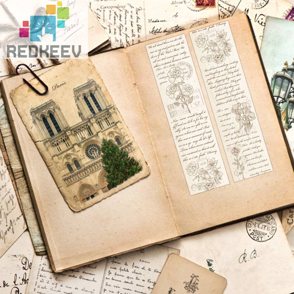 Giấy Trang Trí Sổ Tay Phong Cách Retro DIY