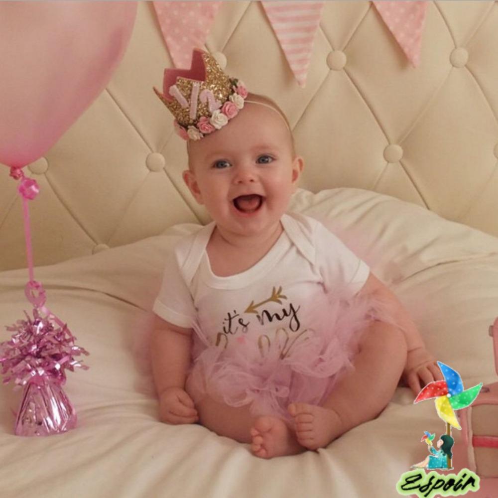 ESPO Băng Đô Hình Vương Miện Mềm Mại Và Thoải Mái Cho Bé