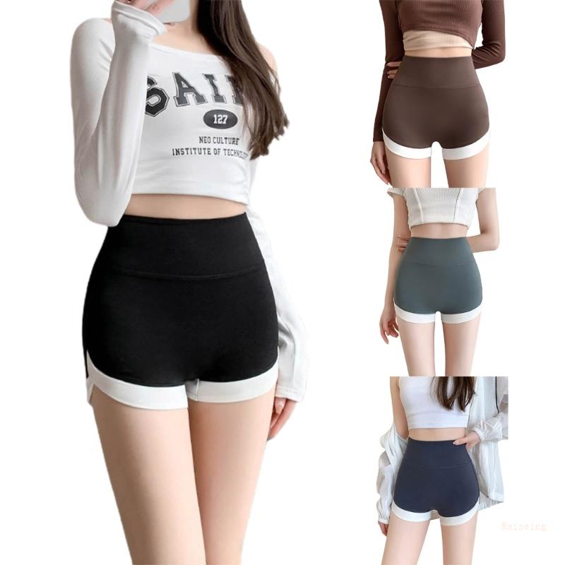 Quần Short Lưng Cao Trơn Màu Thoải Mái Dành Cho Nữ