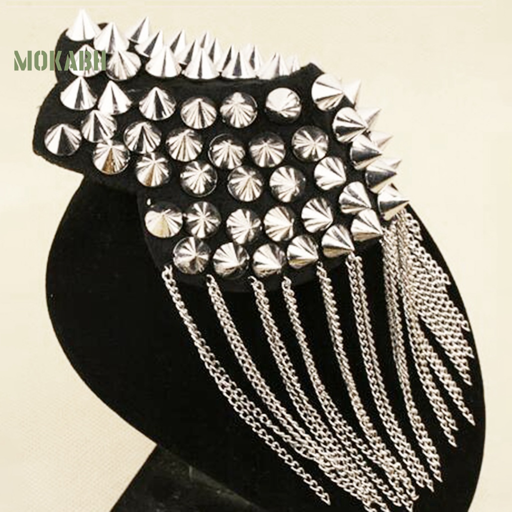 [Mok Abh] Trâm Cài Áo Dạng Chuỗi Xích Phong Cách Punk Dùng Khi Dự Tiệc