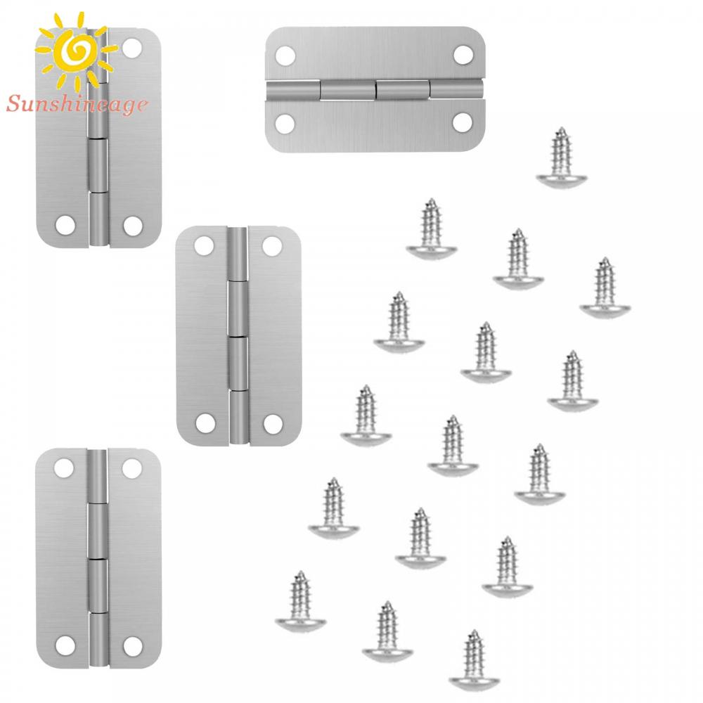 Bộ 4 Bản Lề Làm Mát Bằng Thép Không Gỉ Thay Thế Kèm Ốc Vít Cho Igloo Ice Chests