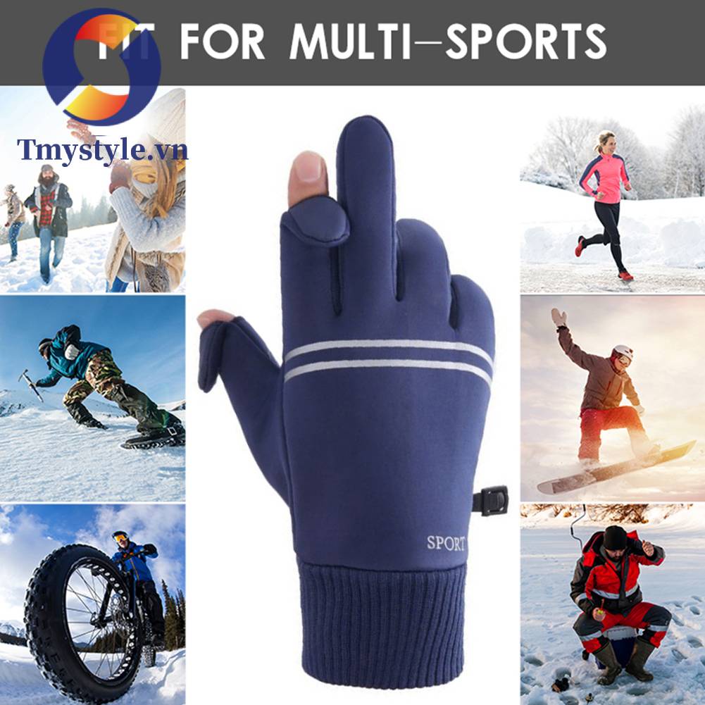 Găng Tay Phủ Toàn Bộ Ngón Dùng Khi Đạp Xe, Trượt Tuyết, Leo Nú