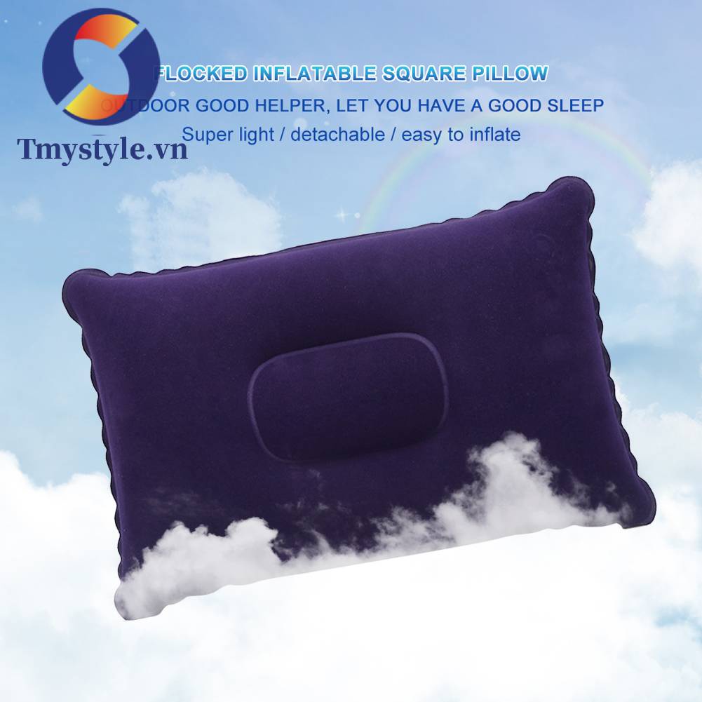 Gối Bơm Hơi Du Lịch Bằng PVC Siêu Nhẹ