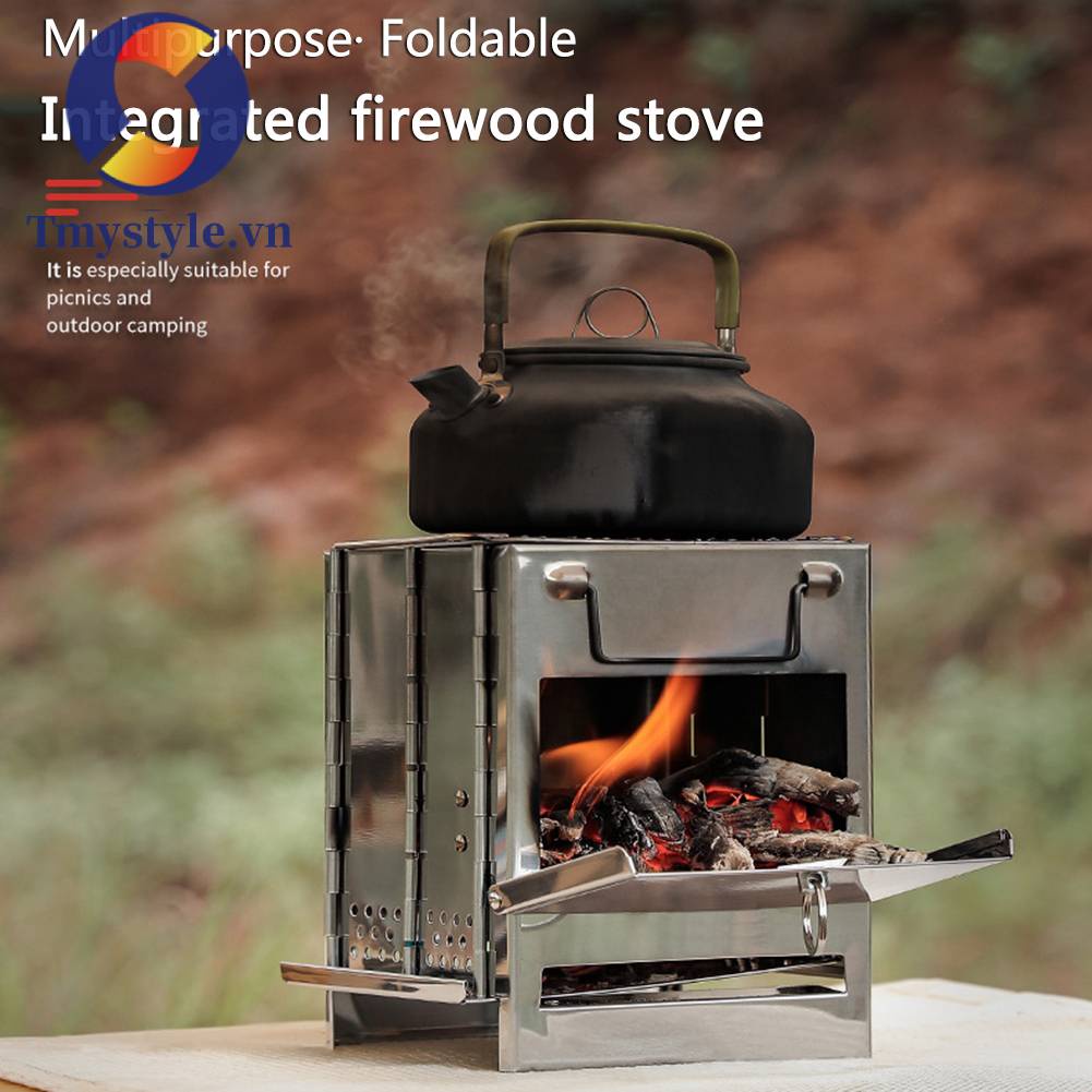Lò Nướng BBQ Mini Có Thể Gấp Gọn Tiện Dụng Mang Theo Du Lịch Dã Ngoại