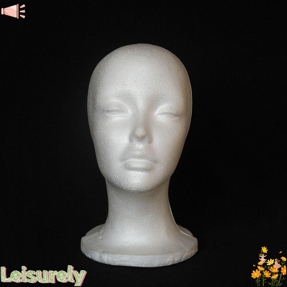 LEILY Mô Hình Đầu Người Trưng Bày Tóc Giả Chất Lượng Cao Đứng