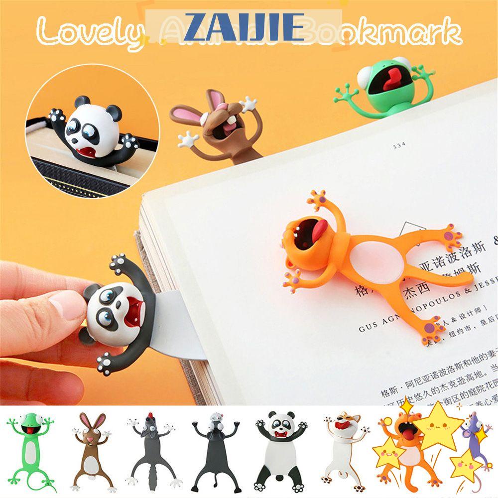 ZAIJIE24 Bookmark 3D Hình Shiba Inu Panda