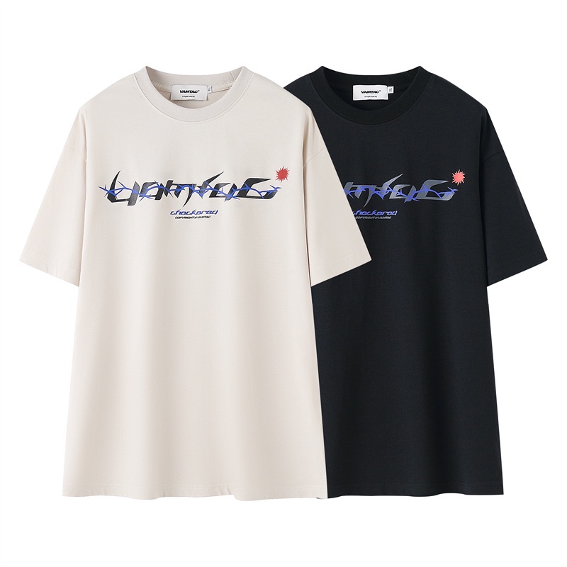 Áo Thun Tay Ngắn Dáng Rộng Thời Trang Mùa Hè Cho Nam Và Nữ