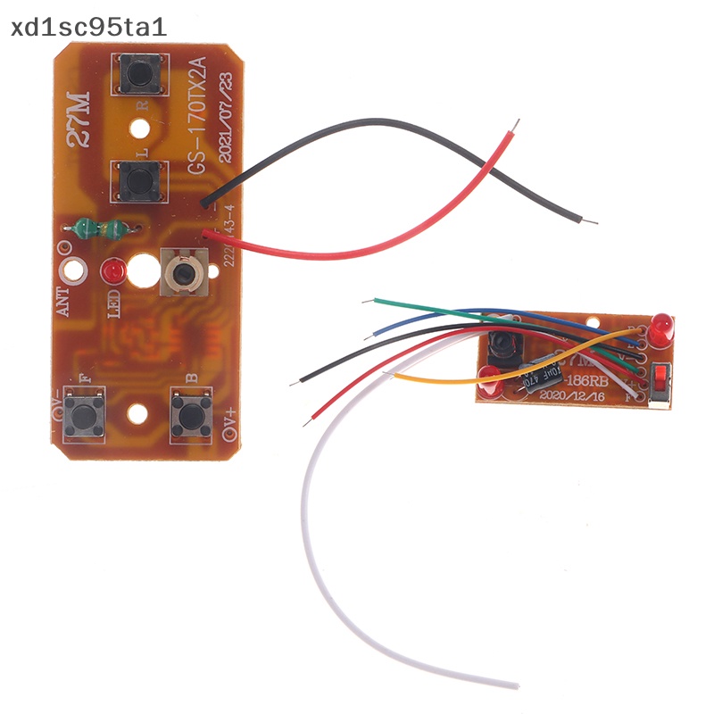 4CH RC điều khiển từ xa 27MHz mạch PCB Transmitter Receiver Board hệ thống đài phát thanh cho RC xe mới