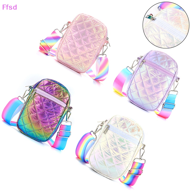 {Ffsd} Ví Đựng Tiền Xu Màu Gradient Có Dây Đeo Chéo Cho Thanh Thiếu Niên * Bán Chạy