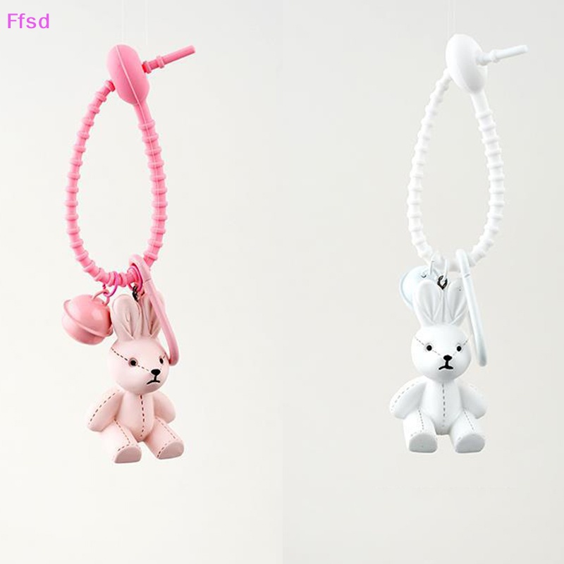 {Ffsd} Móc Khóa Hình Thỏ Hoạt Hình Dễ Thương Sáng Tạo Trang Trí Túi Xách Nữ * Hàng Bán Chạy