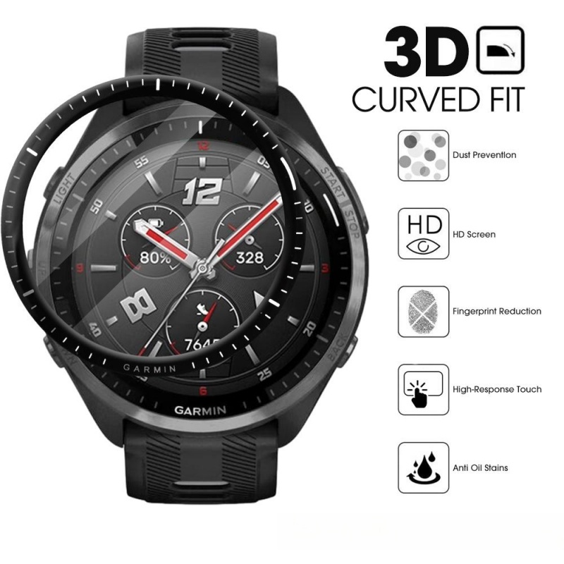 Miếng Dán Màn Hình Cong Chống Dấu Vân Tay Cao Cấp Bảo Vệ Toàn Diện Cho Garmin Forerunner 965