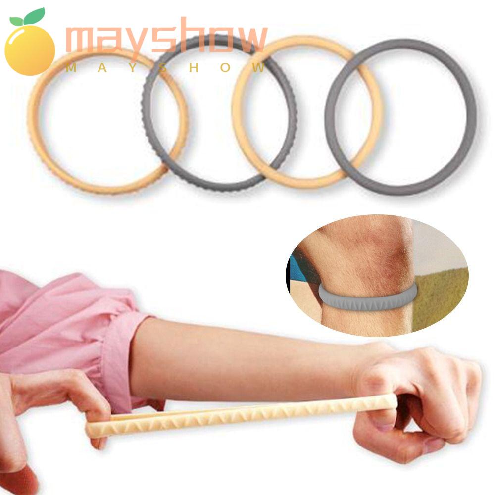 MAYSHOW Đai Quấn Bảo Vệ Đầu Gối Bằng Silicone Hỗ Trợ Chơi Bóng Rổ Cho Nam Và Nữ