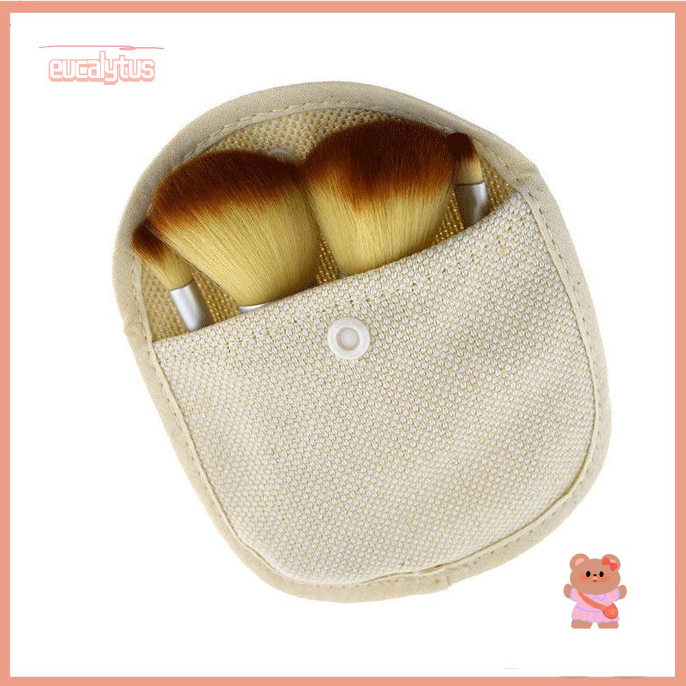 EUTUS Set Cọ Trang Điểm Mắt Lông Mềm Siêu Bền