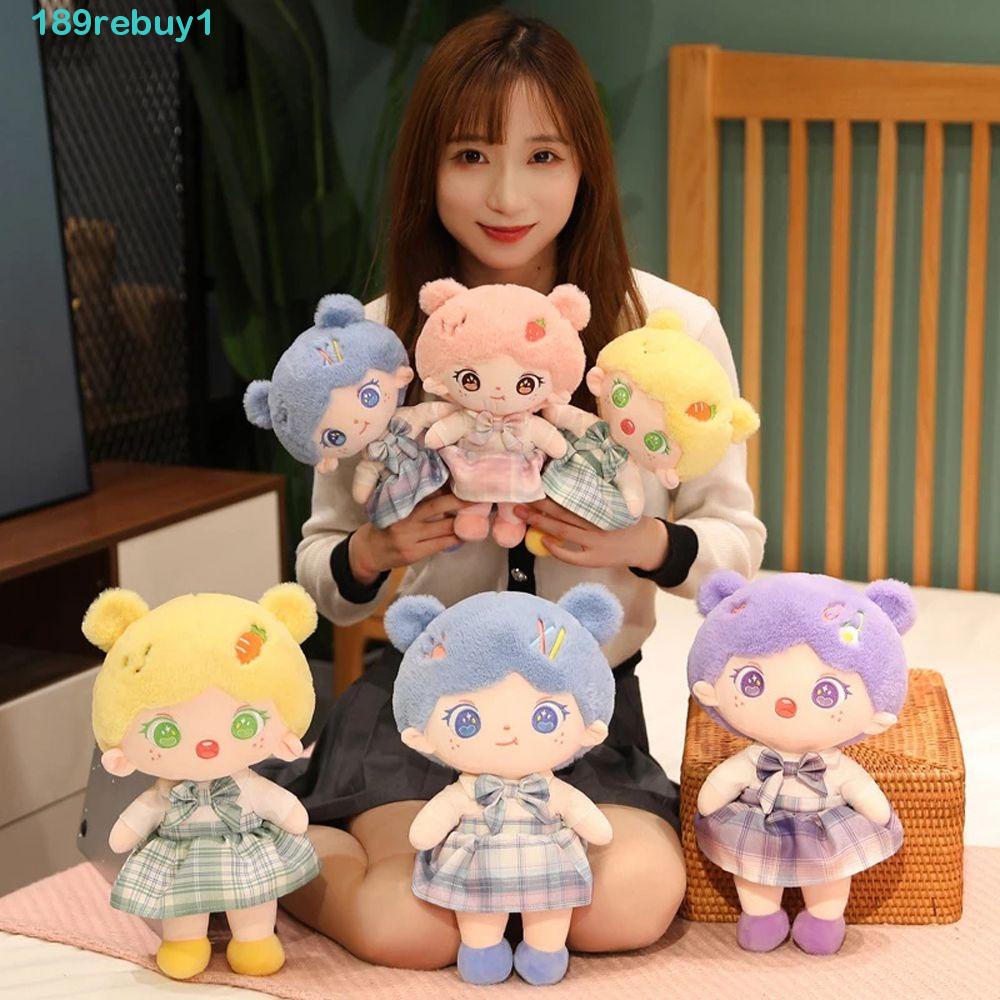 REBUY1 Búp Bê Nhồi Bông Hình Con Người Dễ Thương