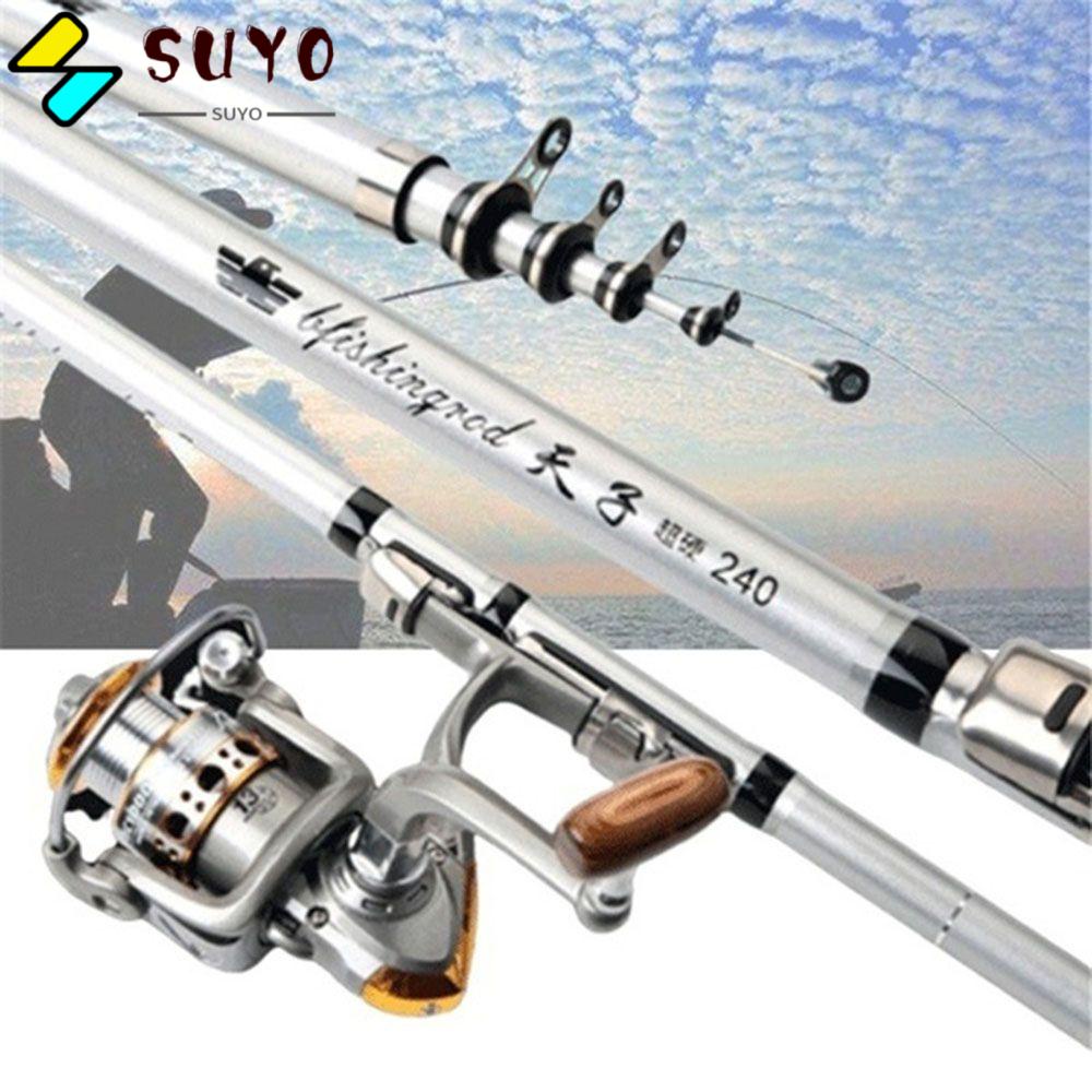 SUYO Cần Câu Cá Bằng Sợi Carbon Siêu Nhẹ Thời Trang