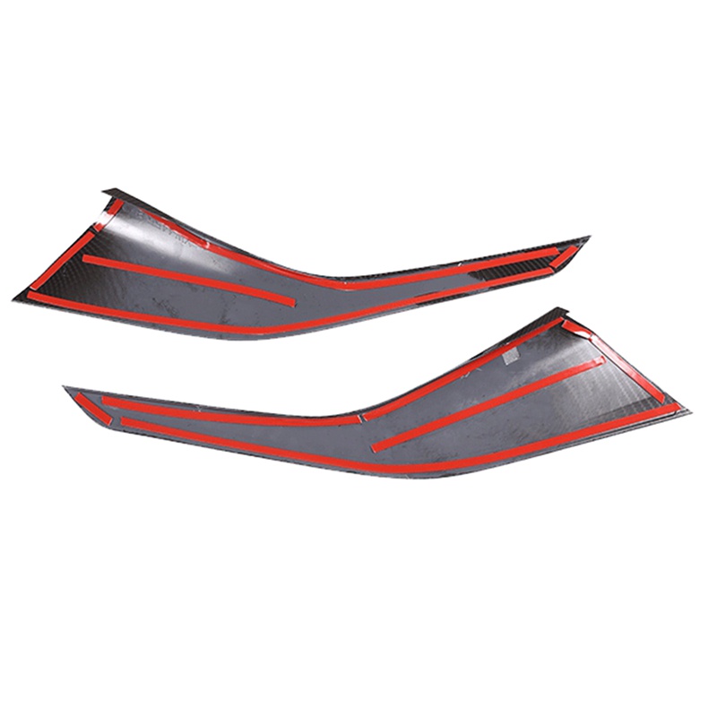 Bộ 2 Miếng Dán Bằng ABS In Họa Tiết Sợi Carbon Trang Trí Bảng Điều Khiển Trung Tâm Cho BMW X3 G01 2018-2021