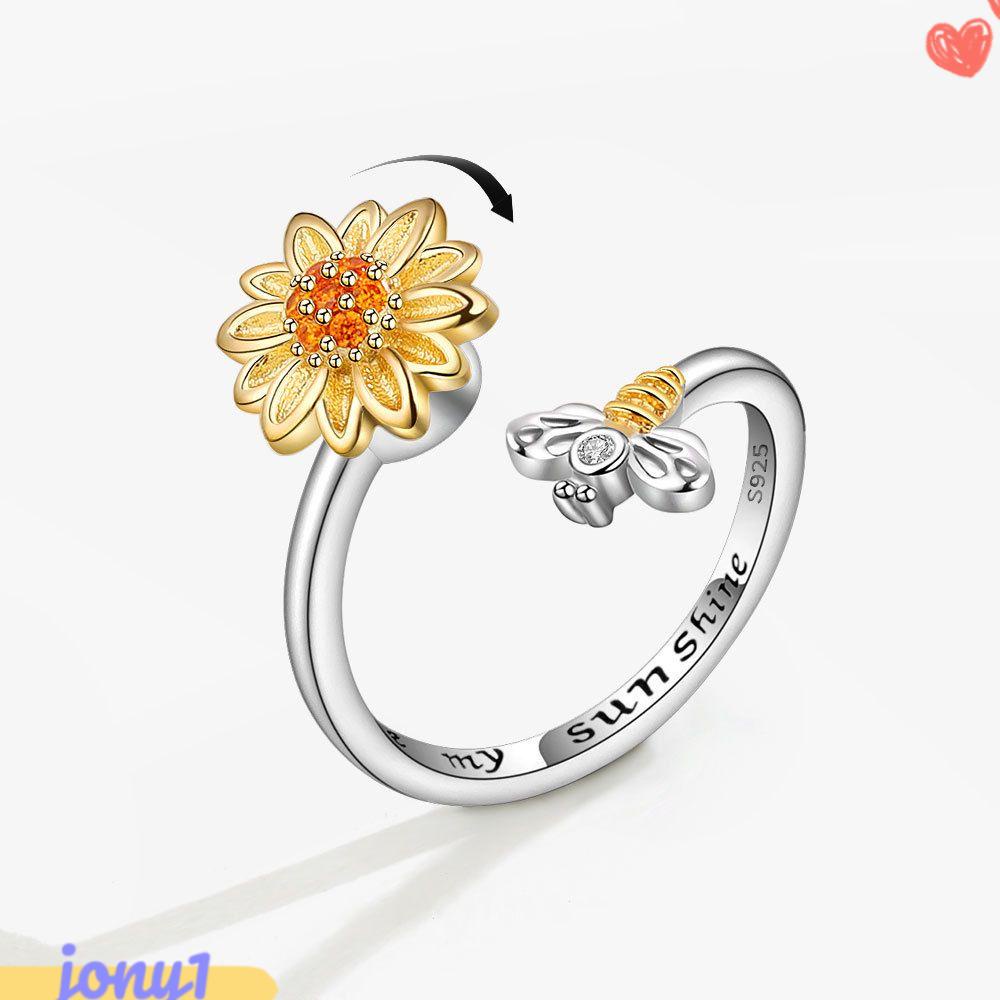 JONYE Nhẫn Pha Lê Giải Tỏa Căng Thẳng