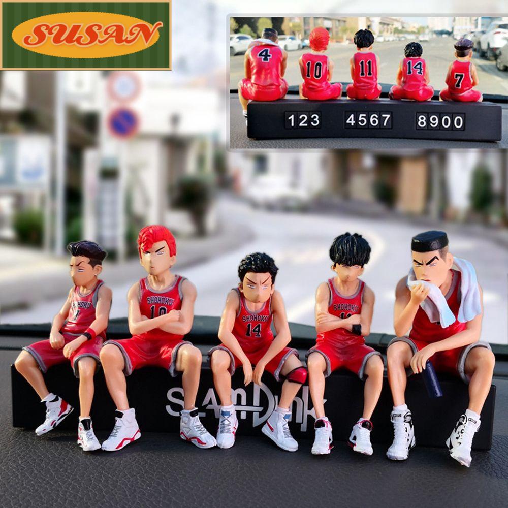 SUSANS Bộ 5 Mô Hình Nhân Vật Hoạt Hình Anime Sakuragi Hanamichi