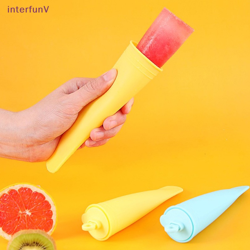 [InterfunV] Khuôn Làm Kem Que Bằng Silicone Cấp Thực Phẩm Cho Trẻ Em [Mới]