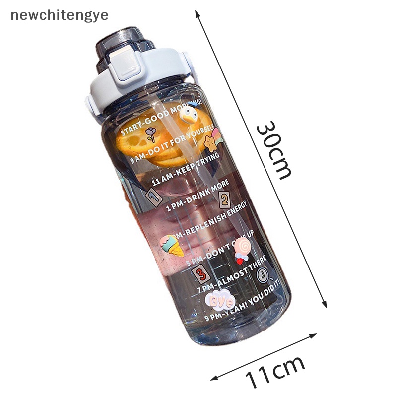 Bình Nước Thể Thao NCY 2L Kèm Ống Hút Tiện Dụng
