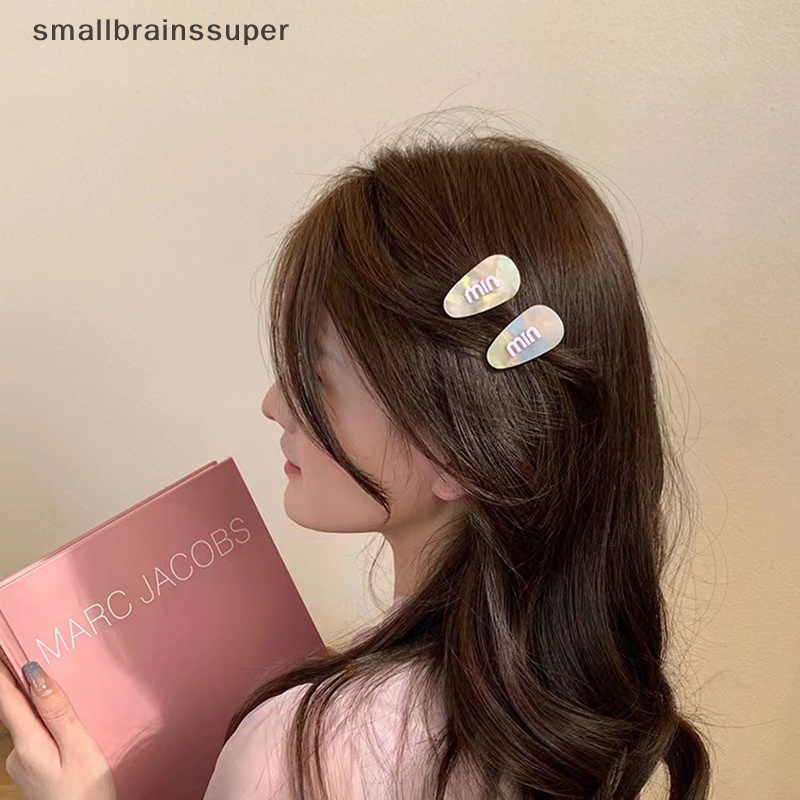 Kẹp Tóc Nhỏ Màu Tím Hình Giọt Nước Đơn Giản Thời Trang Cho Nữ SBS