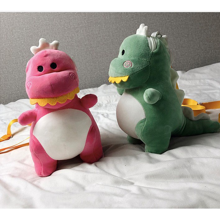 PVN60242 Túi đeo chéo hình thú bông khủng long siêu đáng yêu