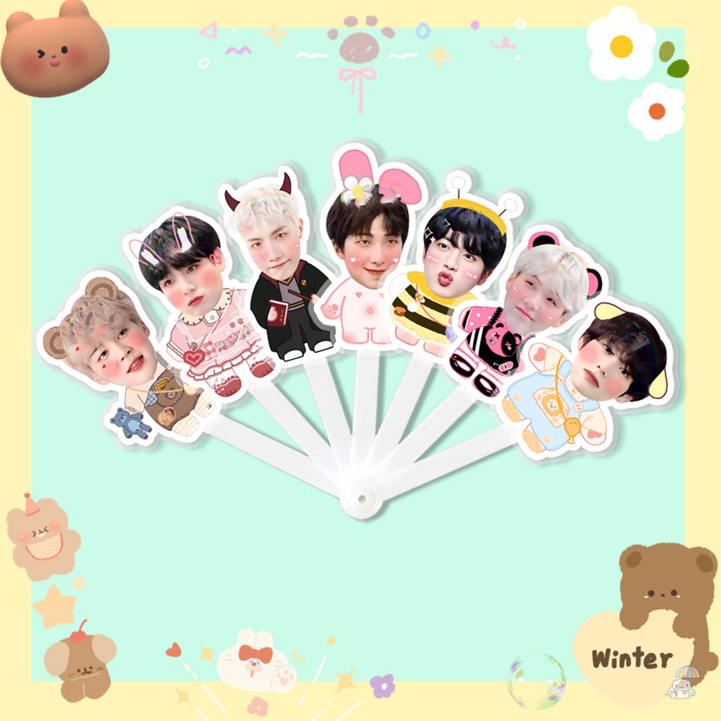 Quạt Xếp Nhóm Nhạc Thần Tượng Nam Hàn Quốc Sáng Tạo Và Thiết Thự