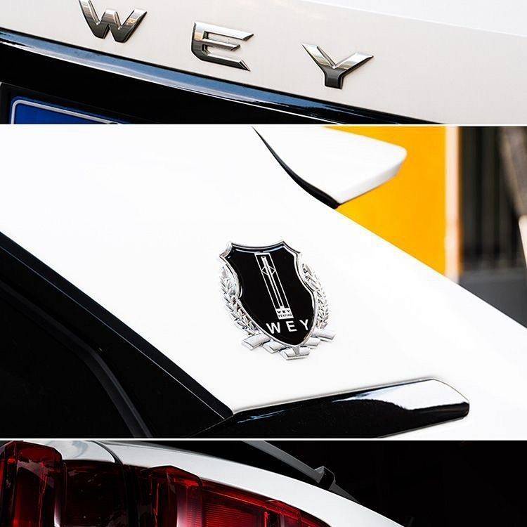 Applicable to Toyota Crown Lufang Car Badge Sticker Side Seam Label Car Decorative Crown Standard Metal Bumper Stickers Exterior Modification Ornament Q2Hq
