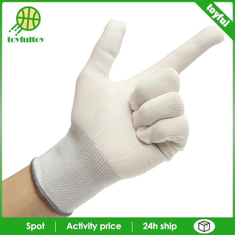 Bộ 6 Đôi Găng Tay Cotton Dùng Để Quấn Xe Hơi