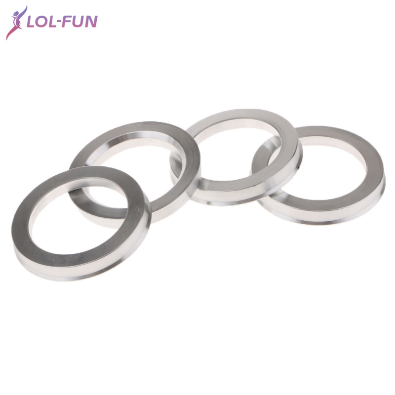Set 4 vòng đệm trục bánh xe IUIU 73.1mm sang 54.1mm bằng hợp kim nhôm chuyên dụng