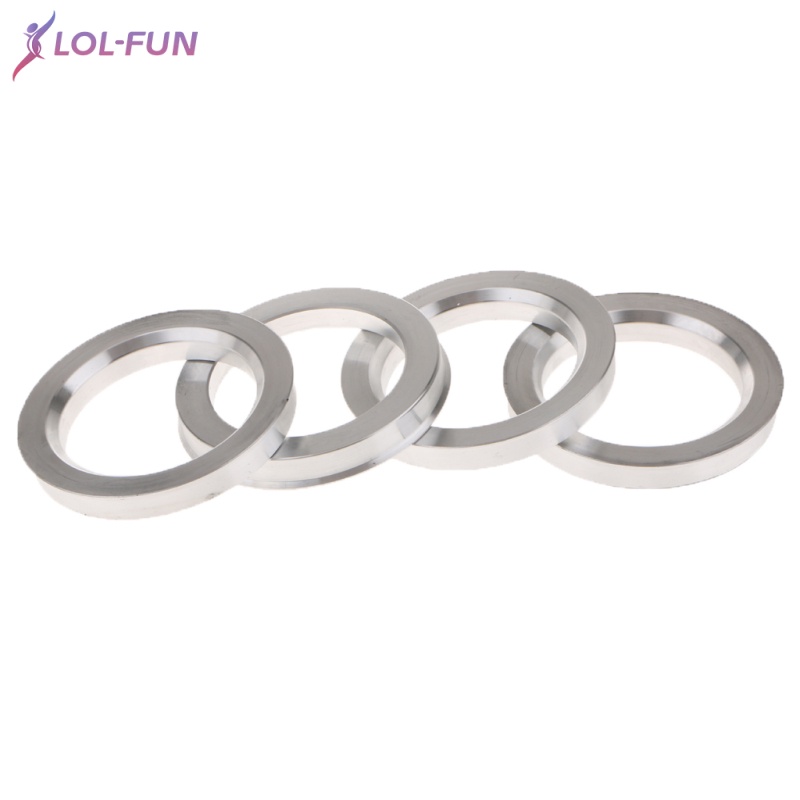 Set 4 vòng đệm trục bánh xe IUIU 73.1mm sang 54.1mm bằng hợp kim nhôm chuyên dụng