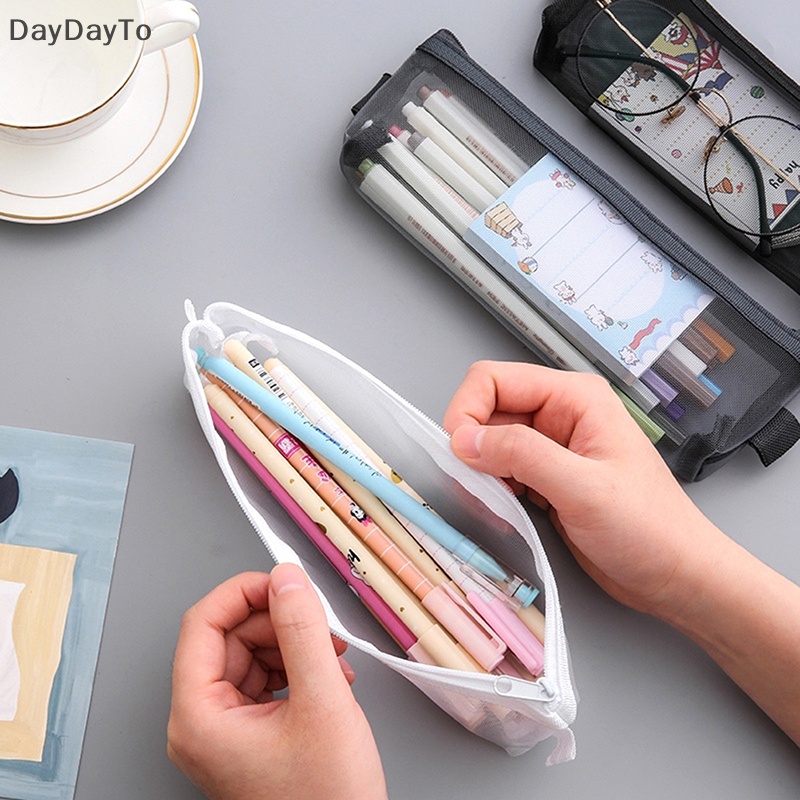 Túi Lưới Đựng Bút / Đồ Trang Điểm Đa Năng Tiện Dụng Dùng Khi Đi Du Lịch