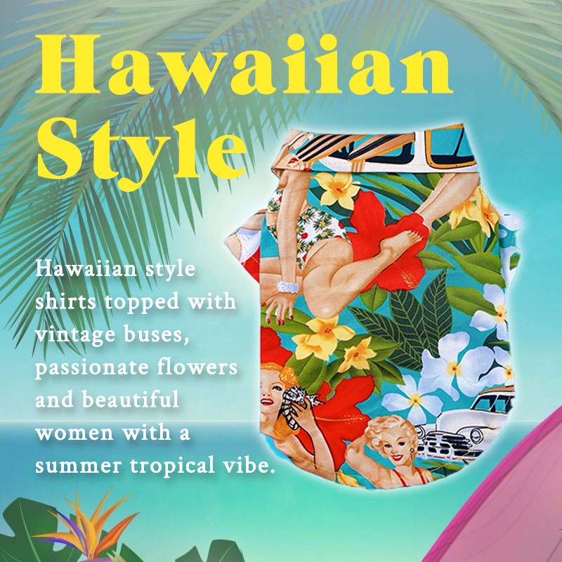 HamshMoc Đầm Mềm Nhẹ Thoáng Khí In Họa Tiết Dễ Thương Siêu Bền Cho Thú Cưng