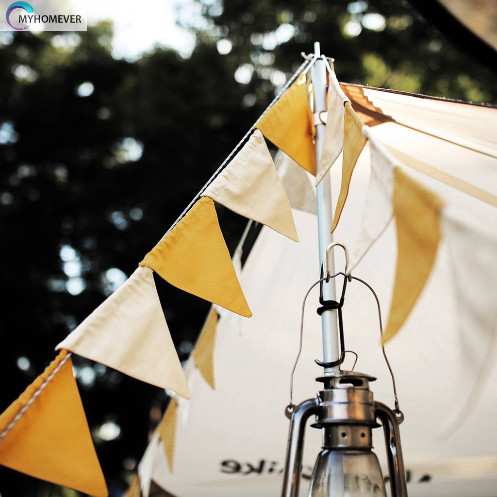 Cờ Tam Giác Treo Lều Cắm Trại Ngoài Trời Tiện Dụng