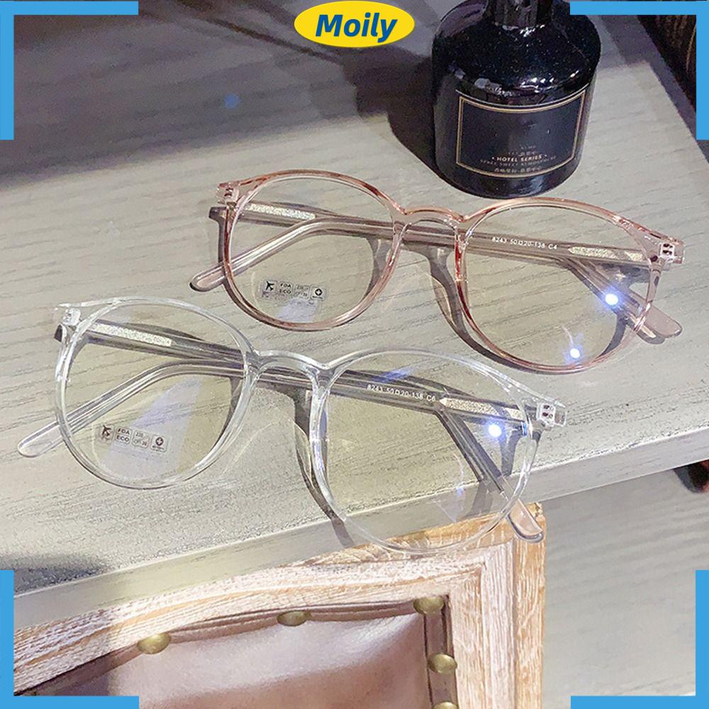 MOILYVN Mắt Kính TR90 Tròng Trong Suốt Siêu Nhẹ Phong Cách Cổ Điển Thời Trang Cho Nữ