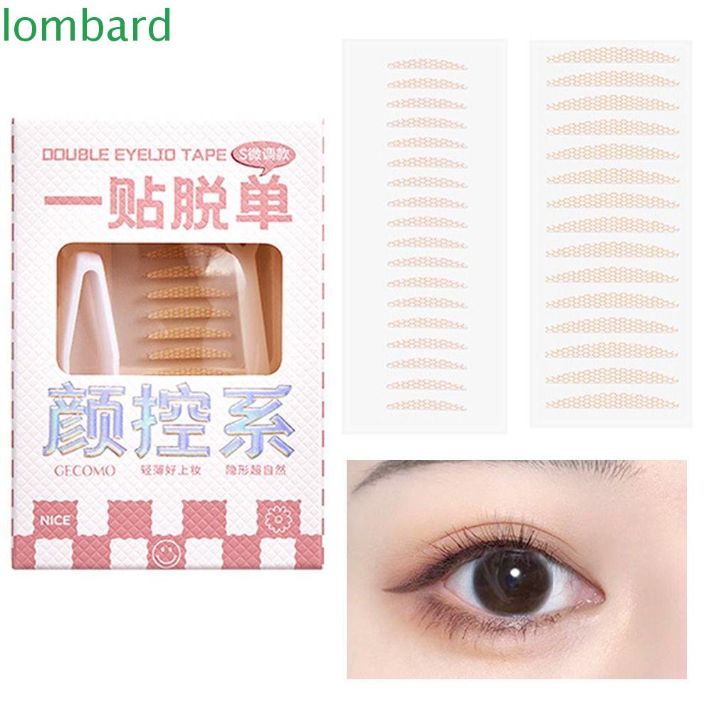 LOMBARD Set 80 Miếng Dán Kích Mí Vô Hình Dạng Lưới Chống Nước Cho Nữ