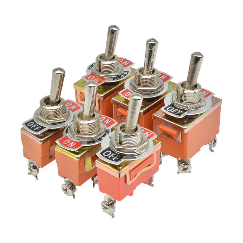 RIRIHI Công Tắc Nút Đồng 250V / 15A E-TEN1021 29 * 14.5MM 2-pin 2nd