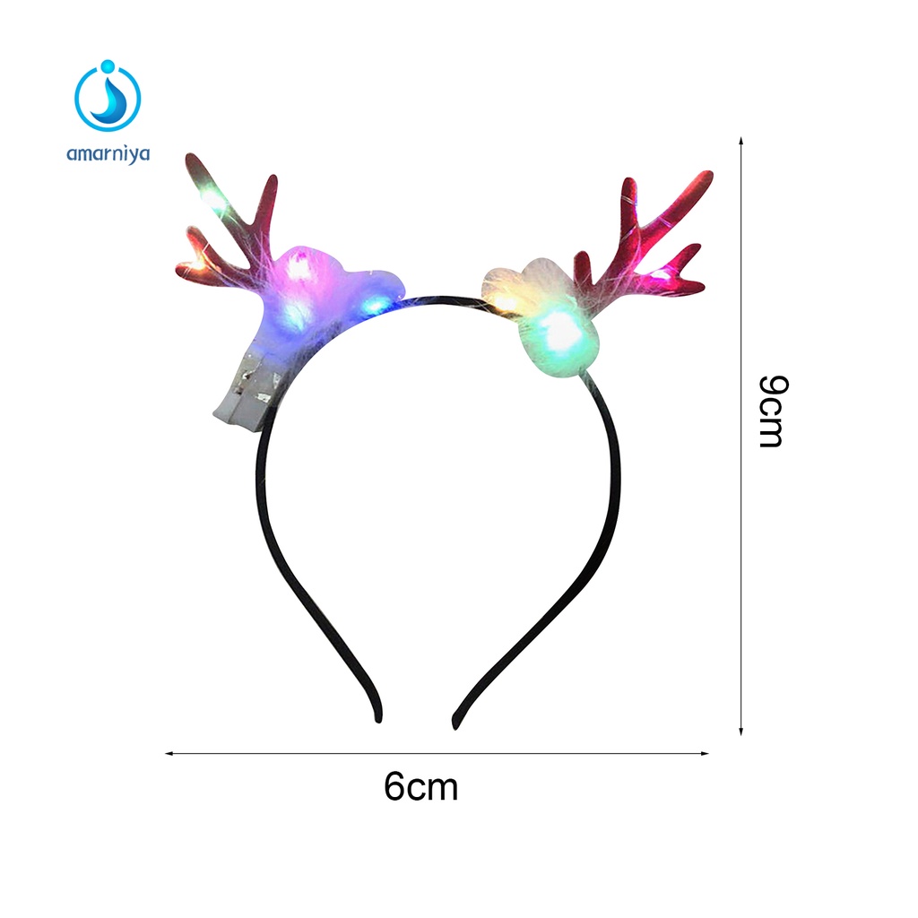 Băng Đô Cài Tóc 5 Kiểu Hình Tuần Lộc Giáng Sinh Dễ Thương Thoải Mái